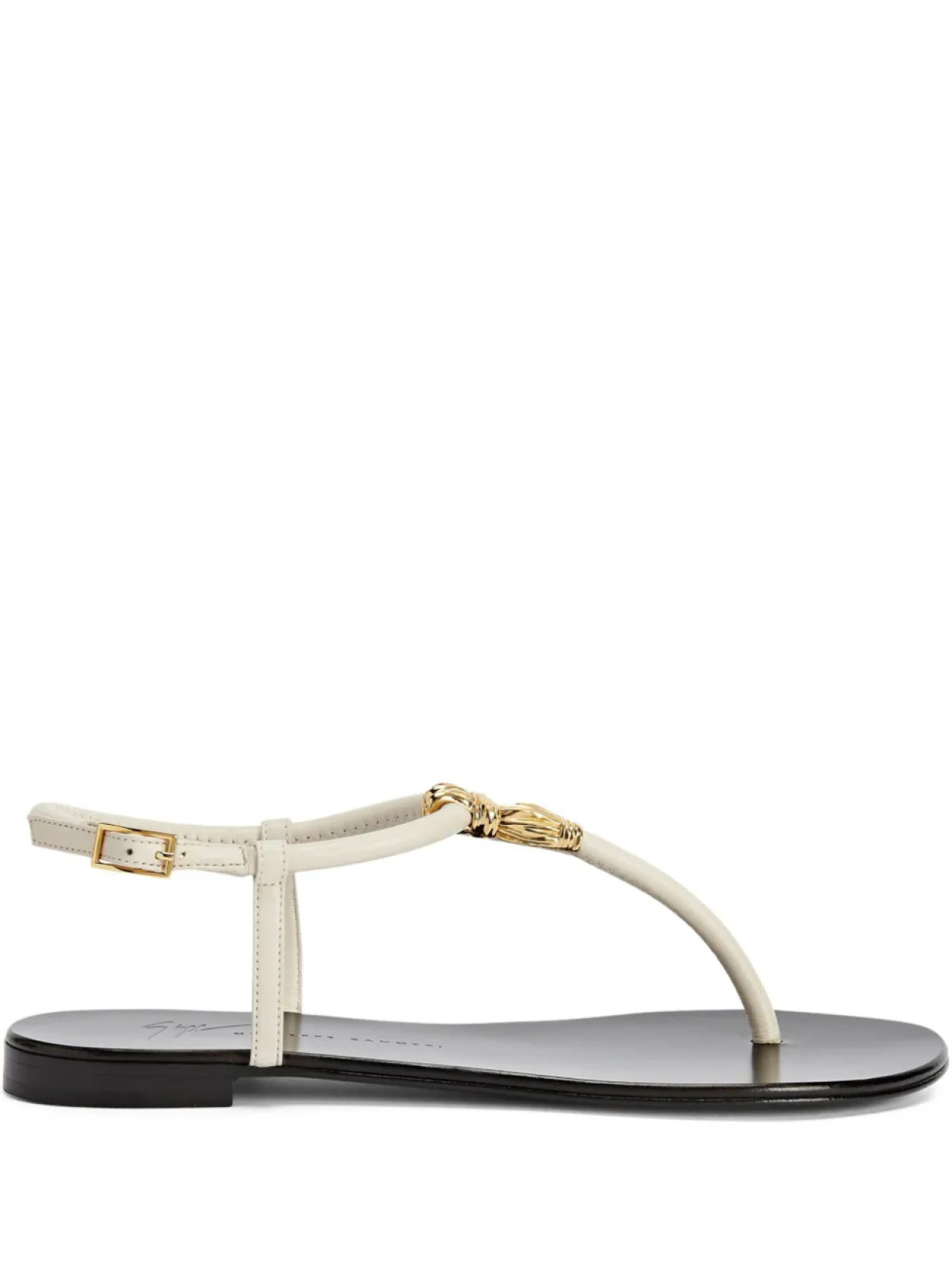Кожаные сандалии Giuseppe Zanotti, белый
