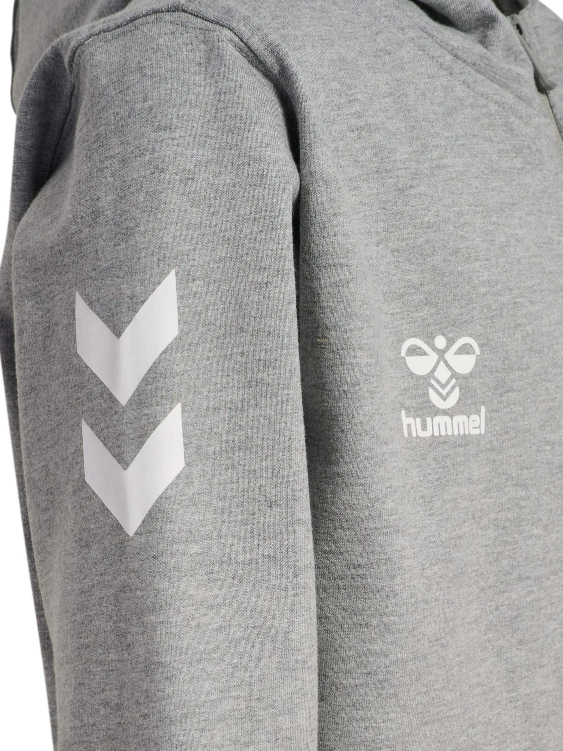 Свитшот с принтом Hummel, серый меланж — фото 3