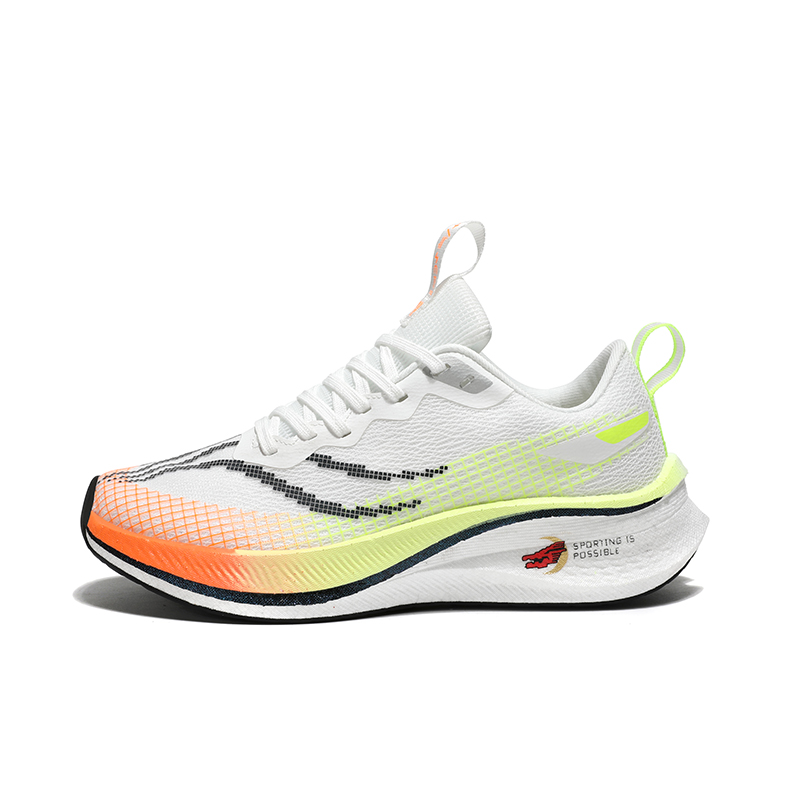 

Износостойкие амортизирующие дышащие низкие детские беговые кроссовки Kids' NEZHACHAOHAI, JN8906 белый оранжевый[Technology Rebound]