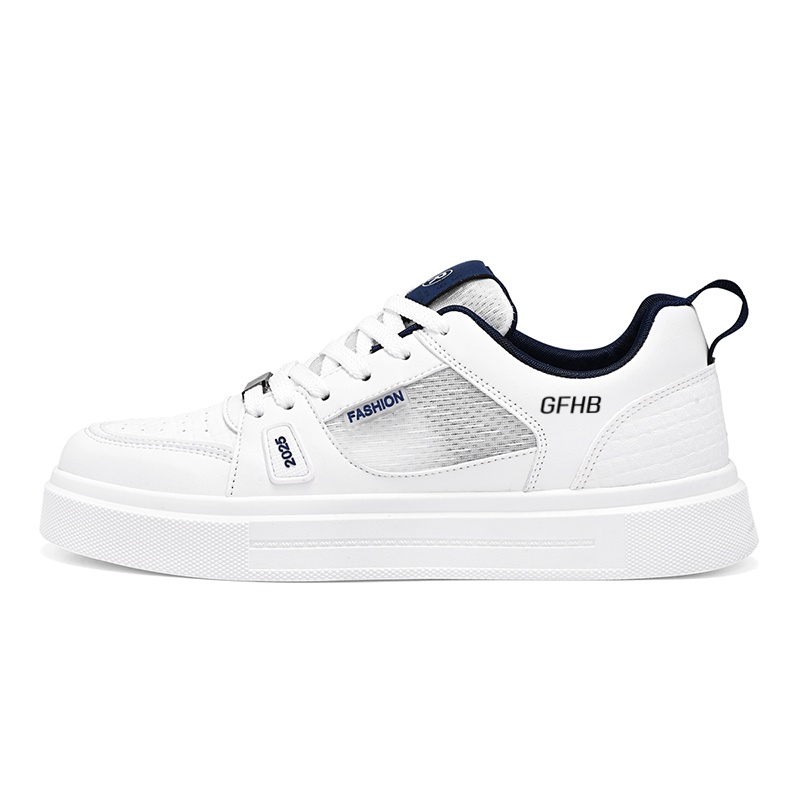 

Износостойкие дышащие повседневные детские кроссовки для подростков Kung Fu partners, белый/синий