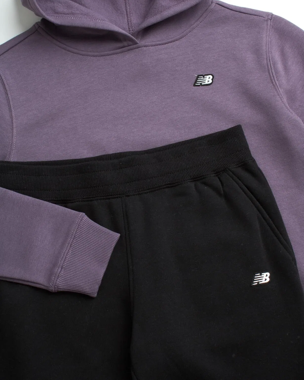 Детский спортивный костюм из флиса New Balance, 2 предмета, Shadow Black — фото 2
