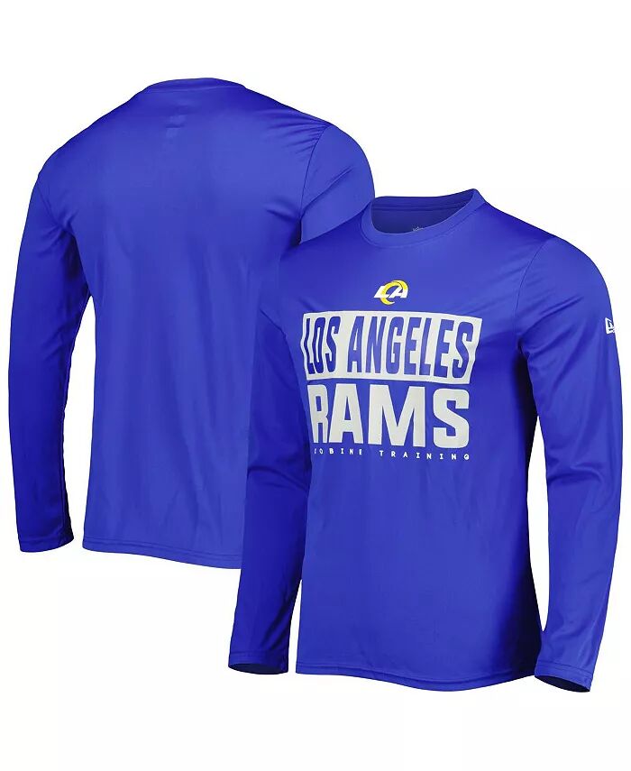 

Мужская футболка с длинным рукавом Royal Los Angeles Rams Combine Authentic Offsides New Era