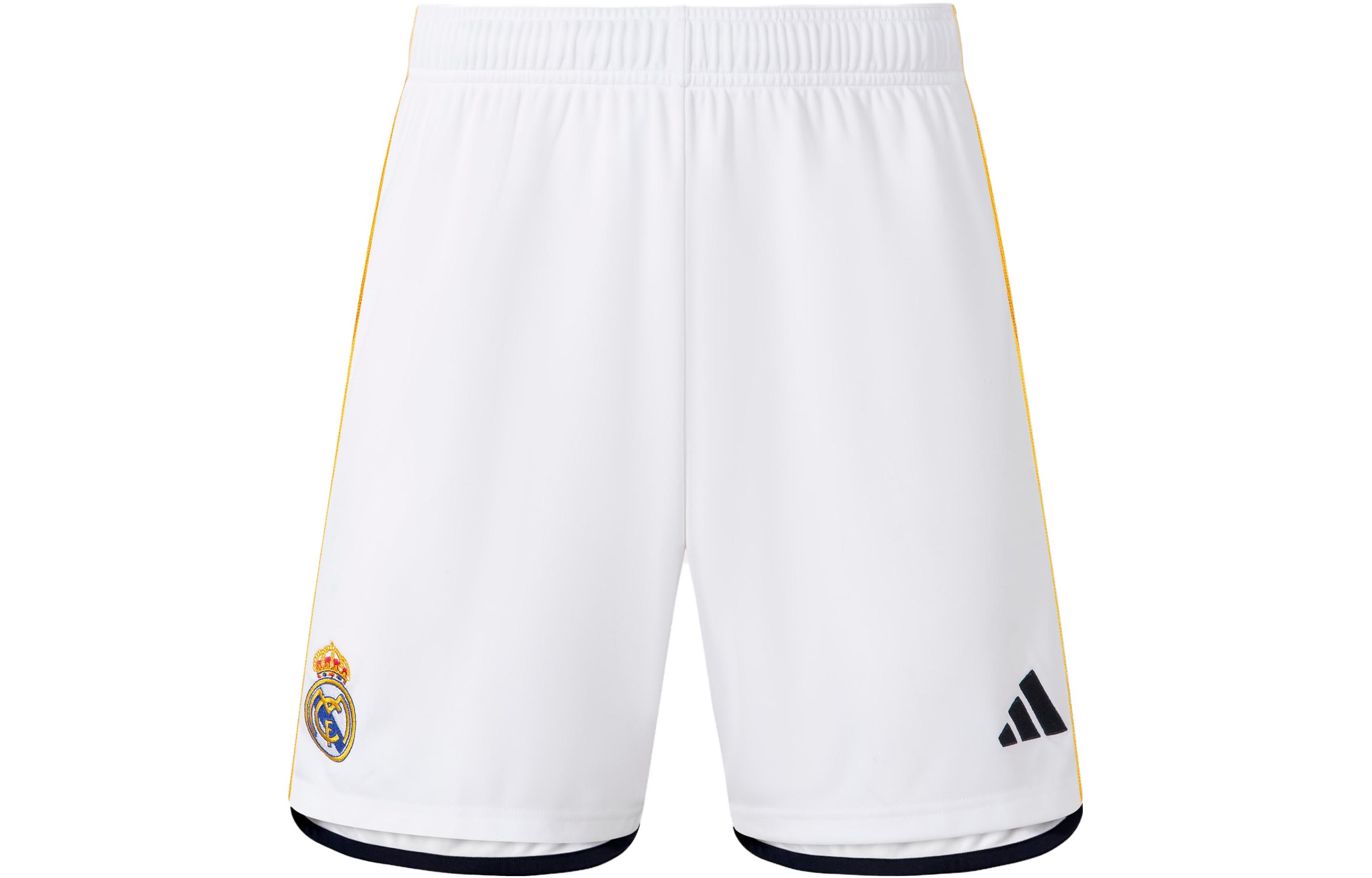 

Футбольные шорты Real Madrid мужские белые Adidas, белый