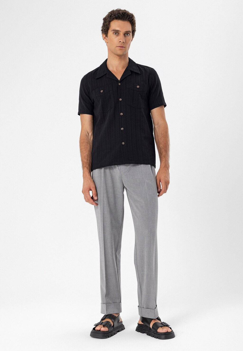 

Рубашка Short Sleeve Antioch, черная