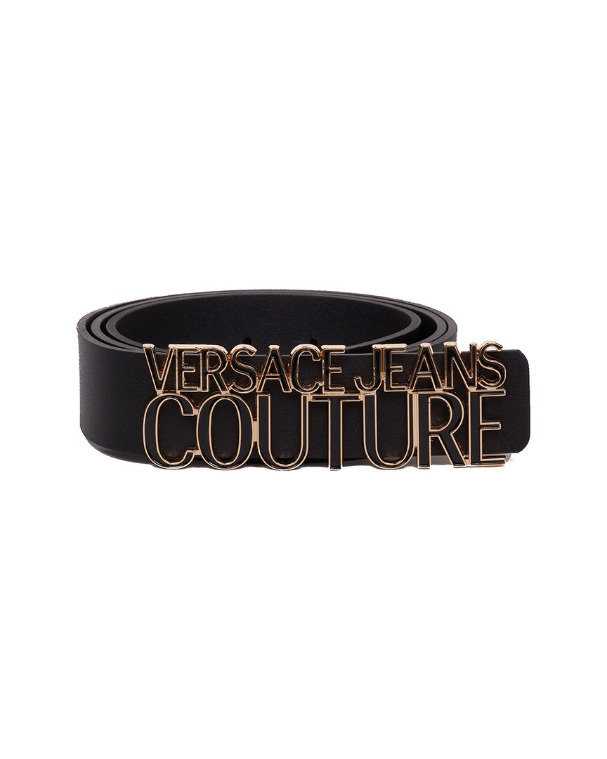 

Кожаный ремень Versace Jeans Couture, черный