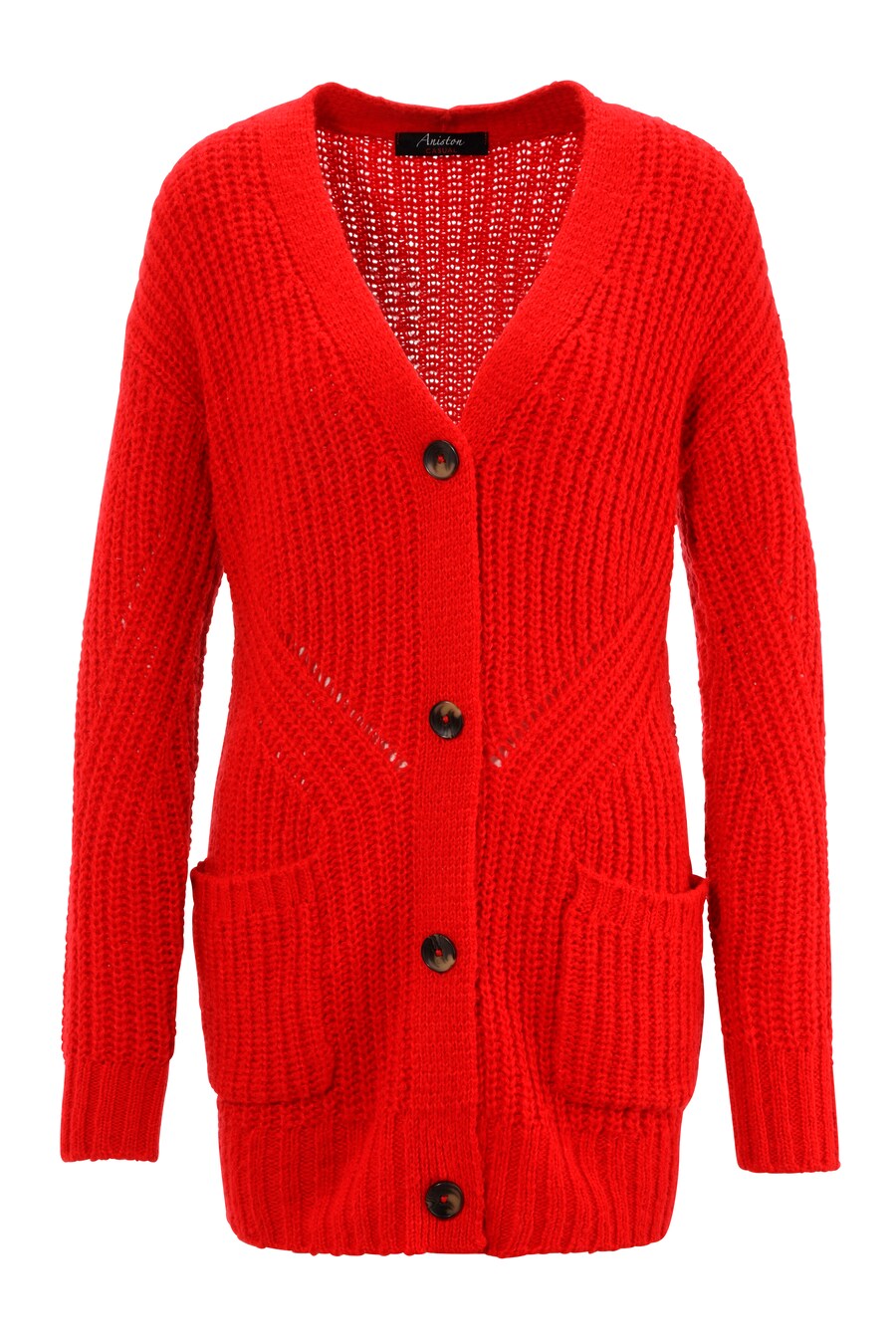 

Вязаный кардиган Aniston CASUAL Knit Cardigan, красный