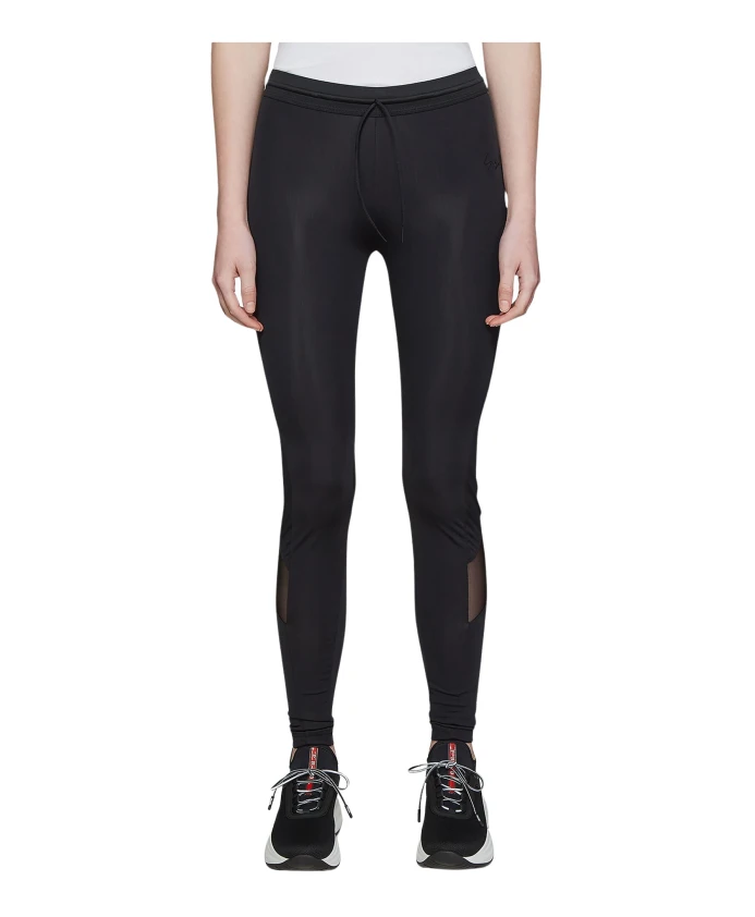 

Леггинсы с сетчатыми вставками в современном стиле Y-3, черный