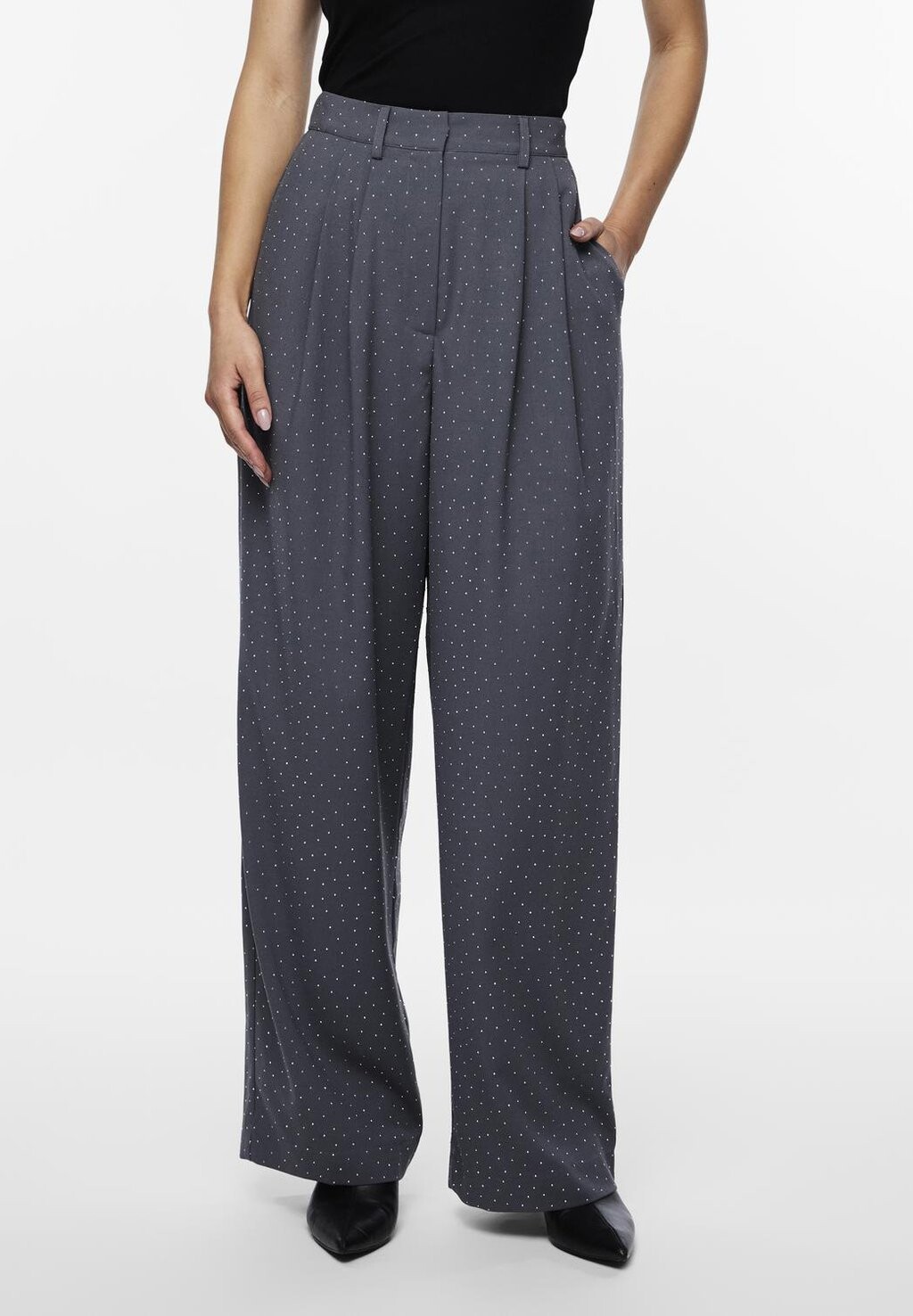 

Брюки Yasrhine Pants YAS, цвет medium grey