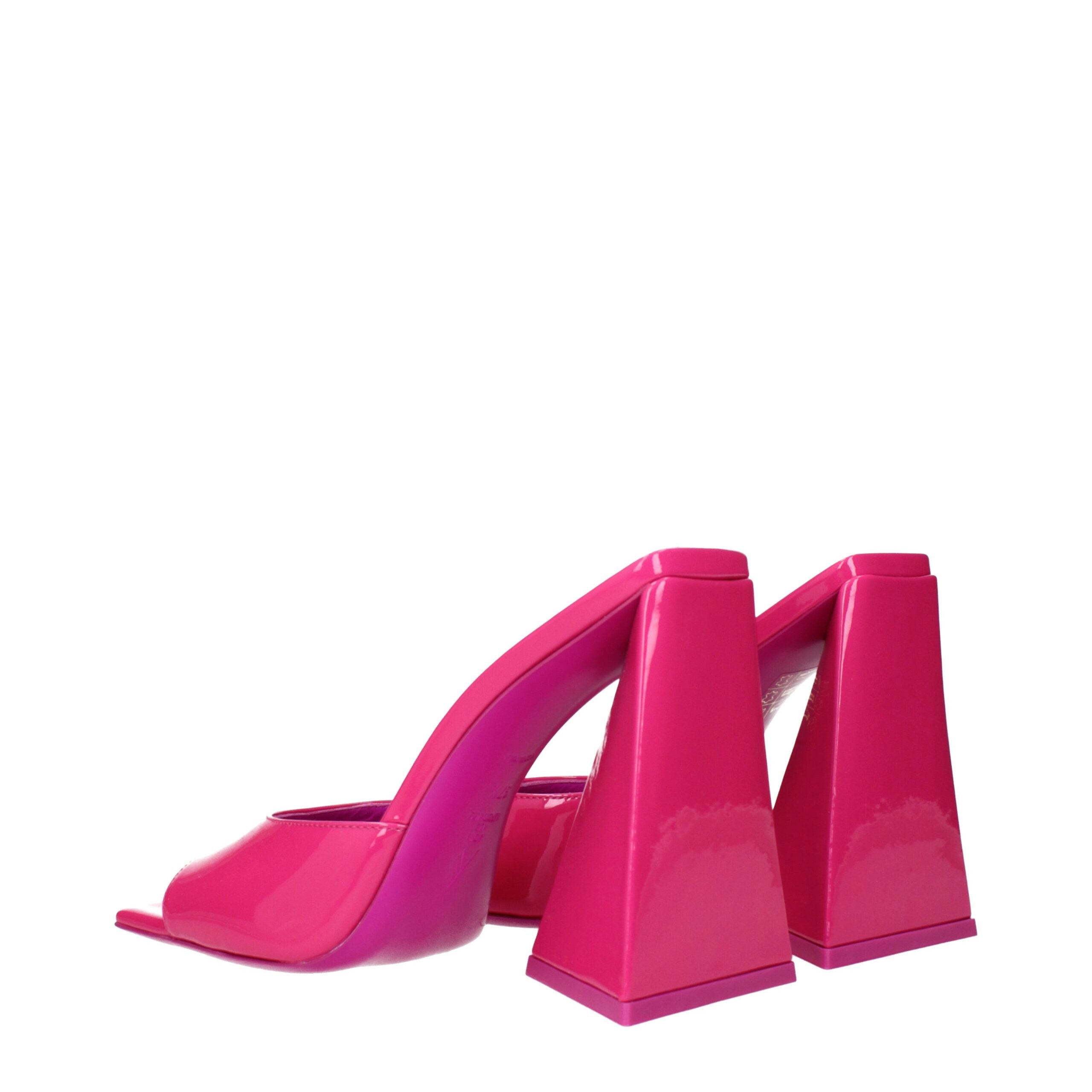 The Attico Leather Women's Sandal, розовый — фото 4