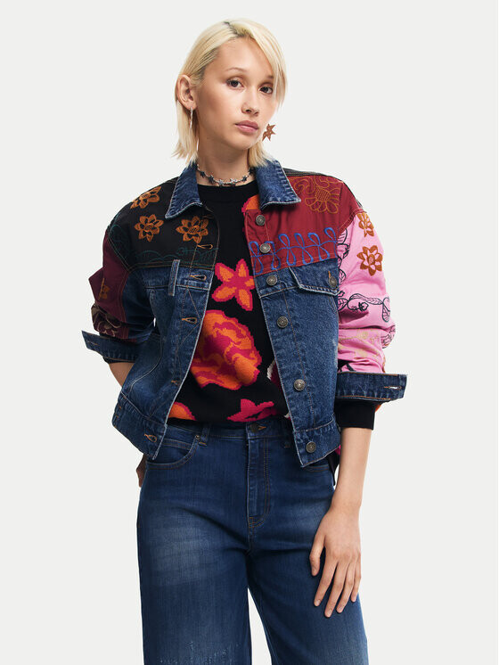 

Джинсовая куртка стандартного кроя Desigual, мультиколор
