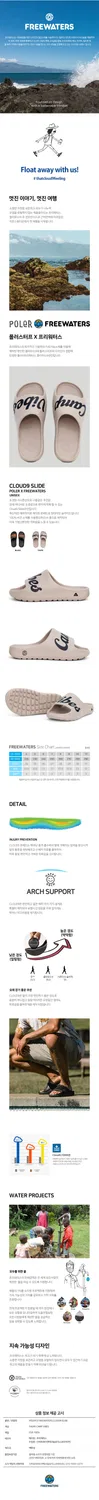 Мужские шлёпанцы Cloud9 Slide цвета тауп от Poler Stuff x Freewaters — фото 4