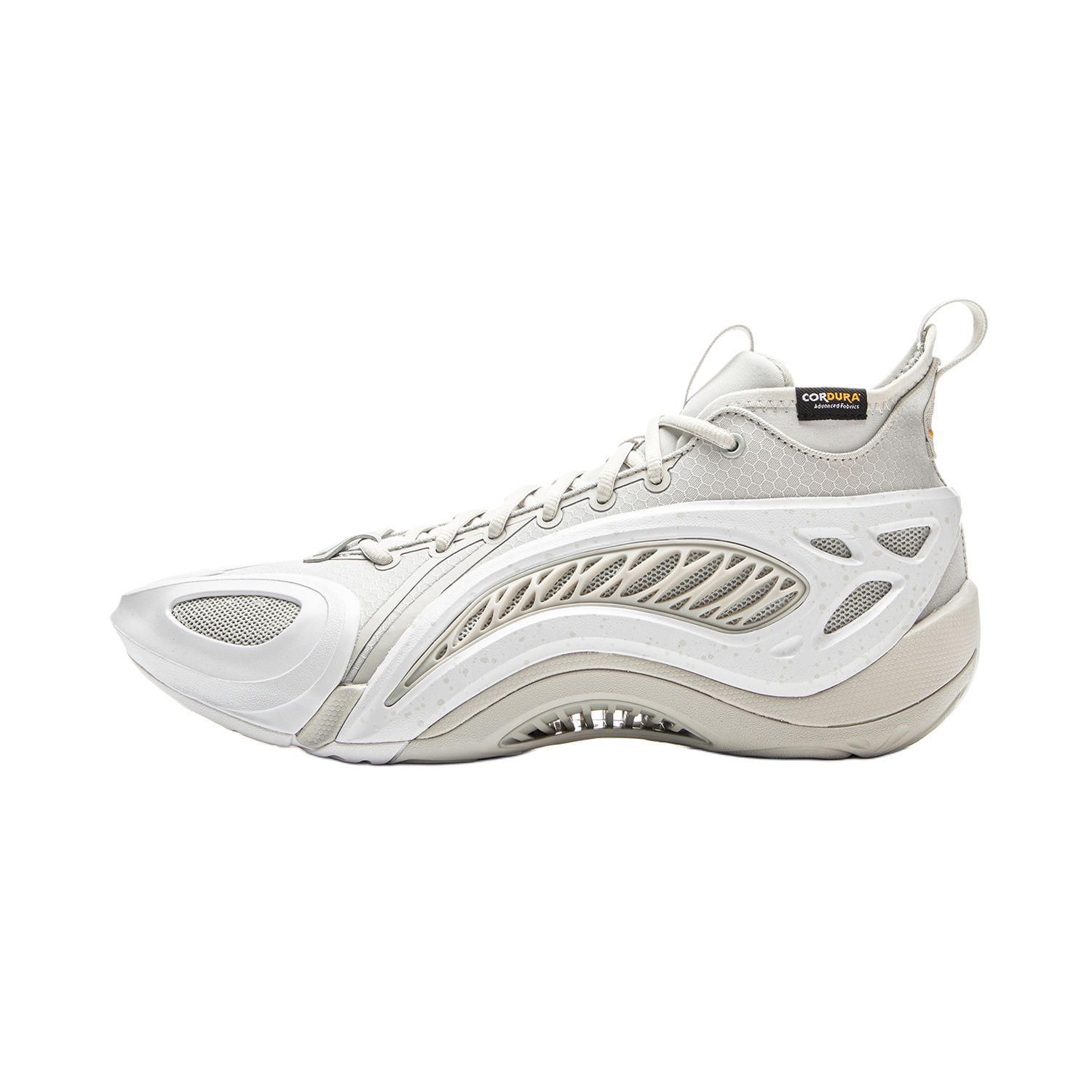 

LINING БадФайв Эйр 1 Супер баскетбольные кроссовки мужские мид-топ Водяная Капля Серый, цвет Waterdrop Gray