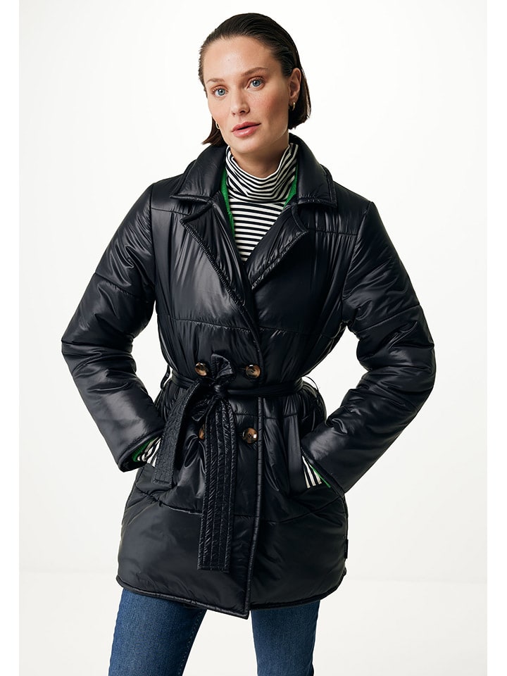 

Стеганое пальто Mexx, черный