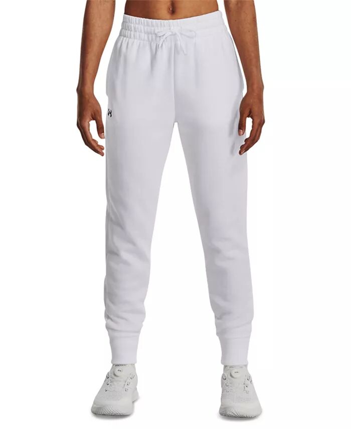 

Женские флисовые джоггеры Rival Under Armour, белый