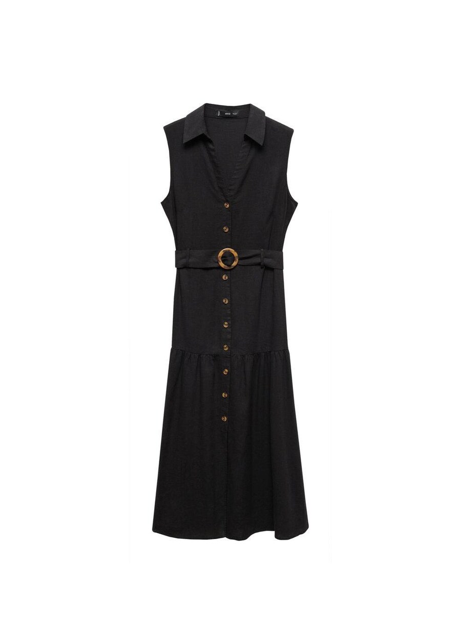 

Платье рубашка MANGO Shirt Dress Zamore, черный