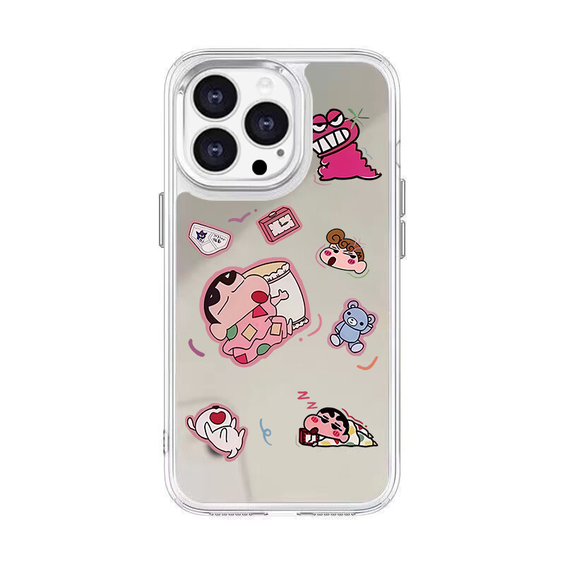 

Чехол для телефона Victory Charge, Mirror shell-silver plating 0-TDL dinosaur crayon Shinchan
