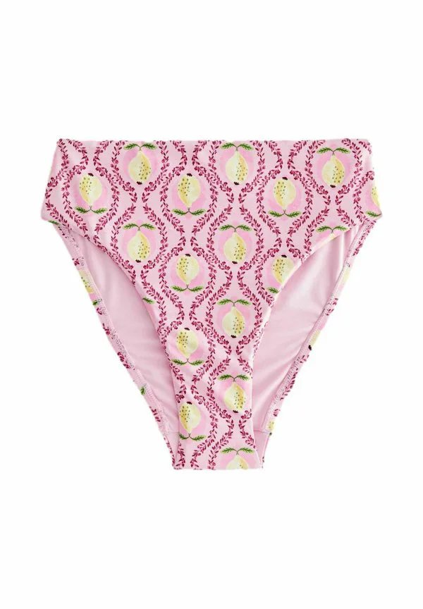 Плавки от бикини с высокой талией и эффектом утягивания живота Next, Pink Yellow Lemon