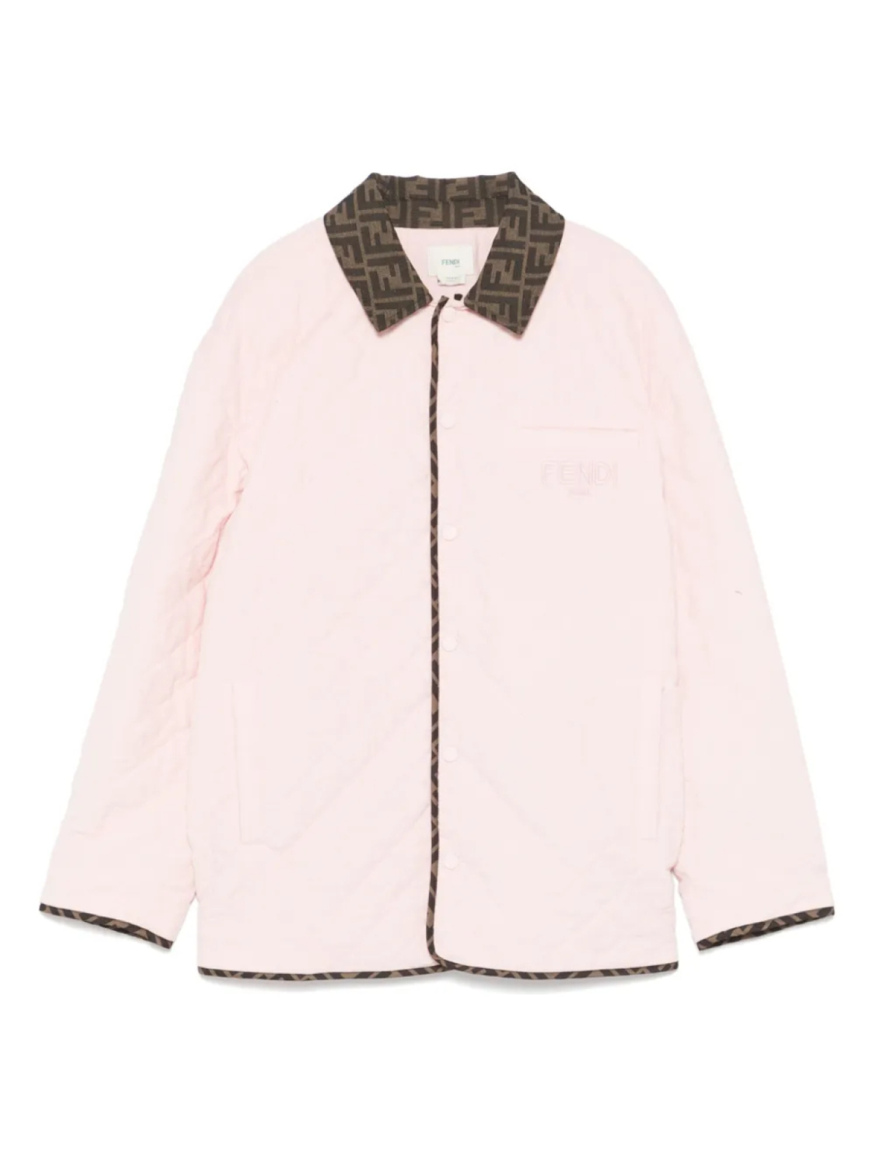 

Вельветовая куртка Fendi Kids, розовый