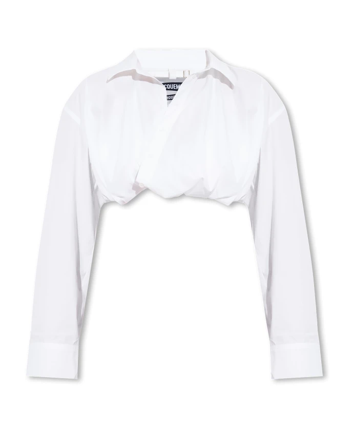 

Рубашка Bahia с короткими рукавами Jacquemus, белый