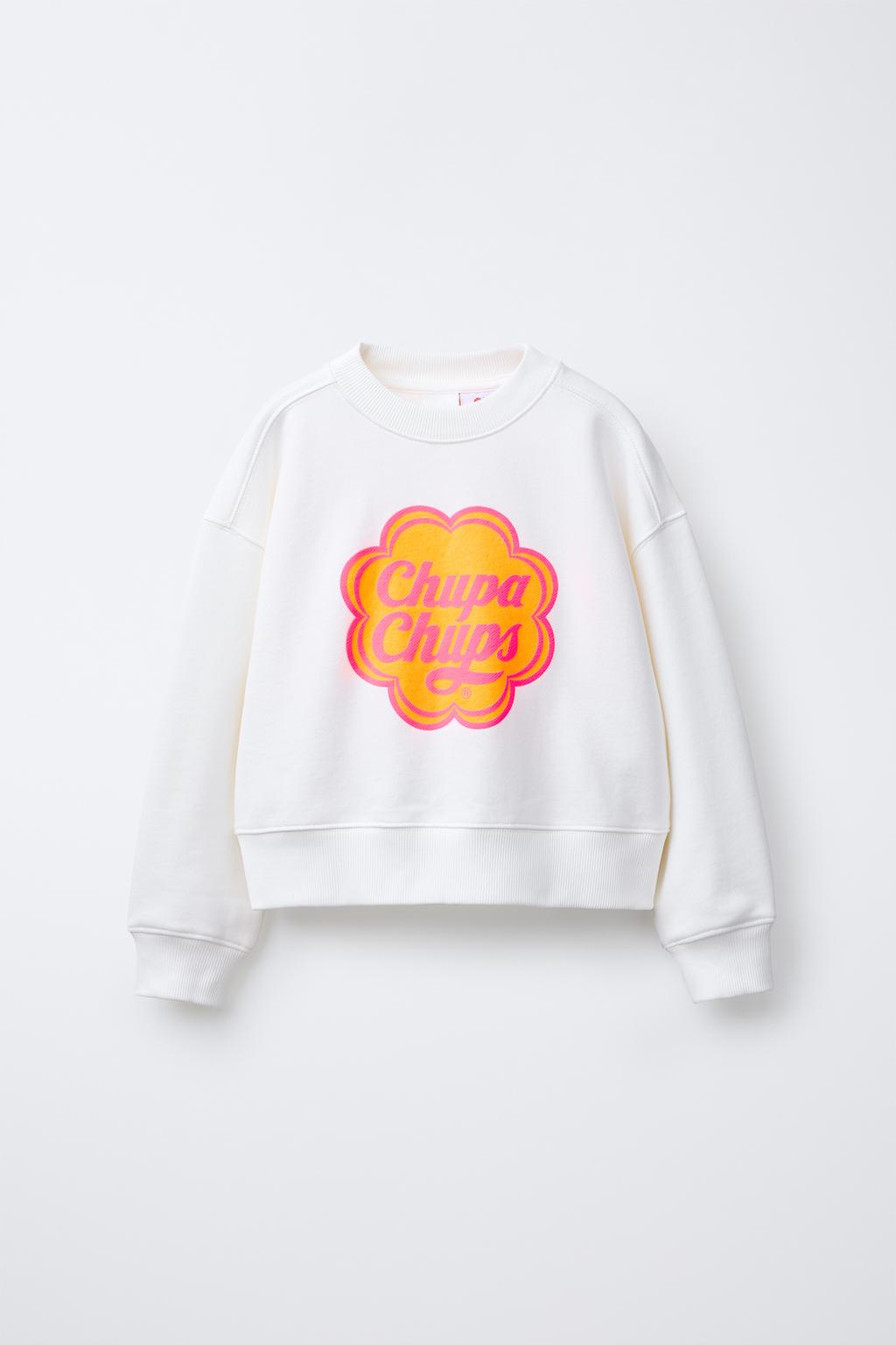 

Толстовка chupa chups ZARA, устрично-белый