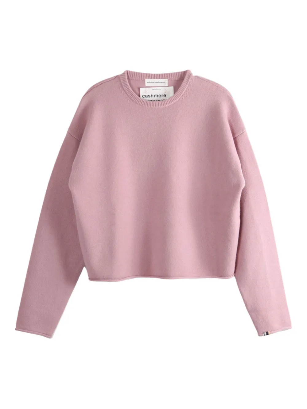 

Кашемировый свитер с круглым вырезом extreme cashmere, розовый