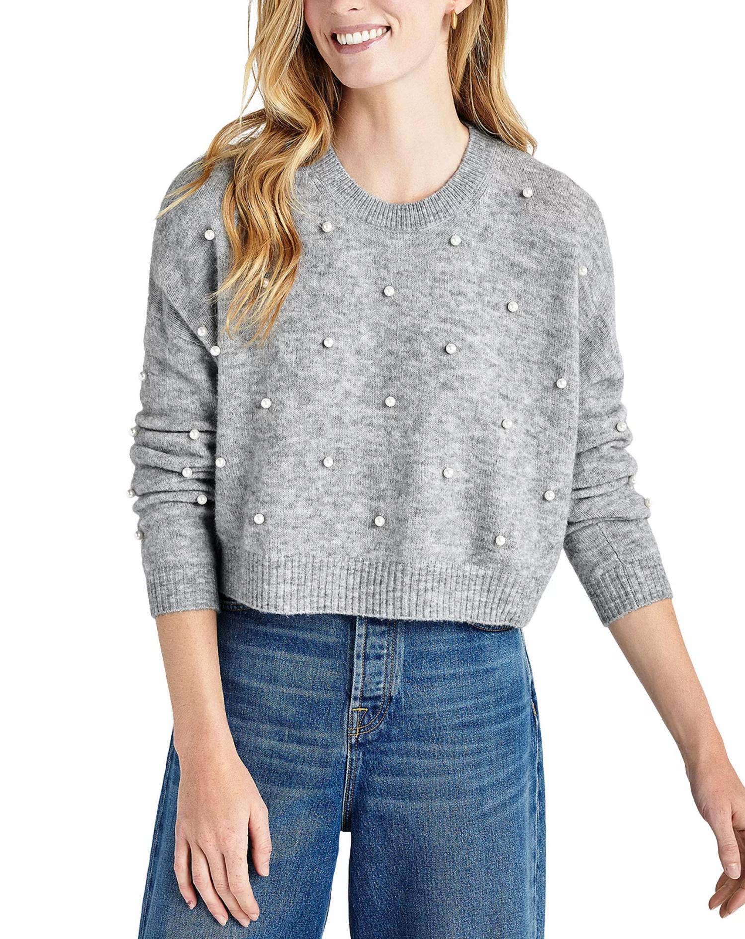 

Свитер Pearl Crew в цвете Heather Grey Splendid