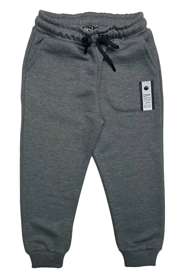 Детские спортивные штаны для девочек с принтом Basics Cloise, Anthracite