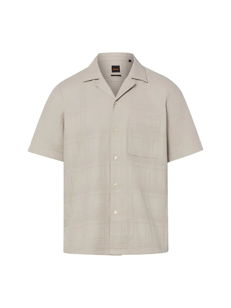 Рубашка BOSS Regular fit Button Up Shirt 'Rayer' в цвете Kitt