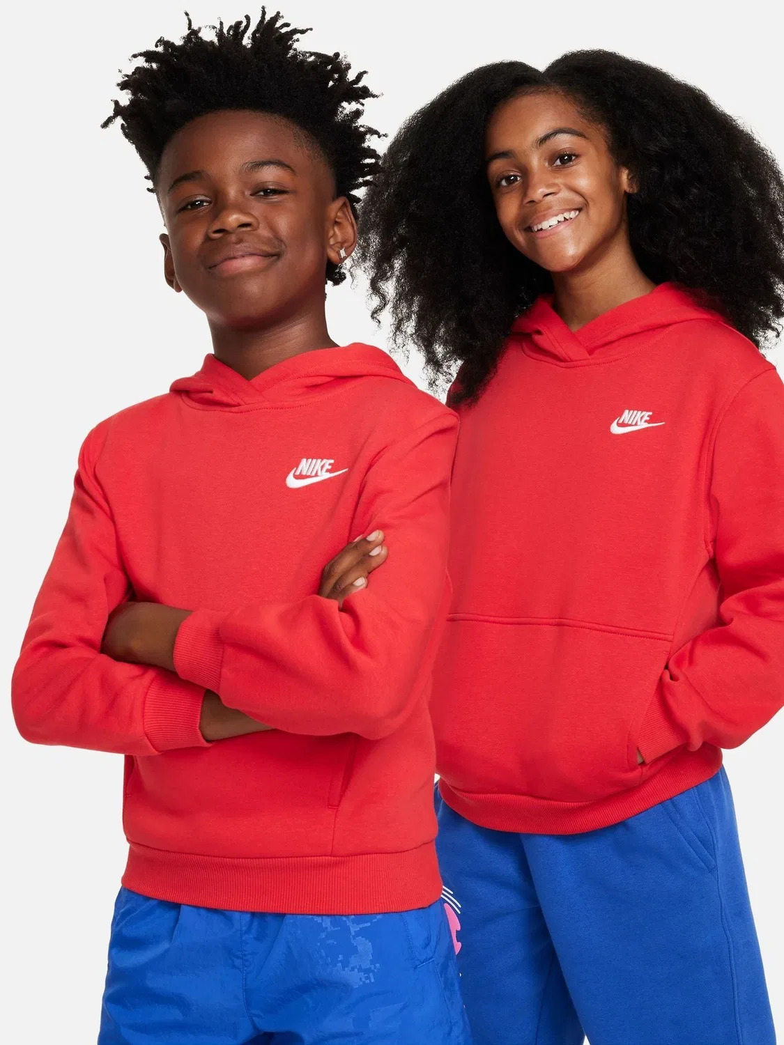 Толстовка Club Fleece Nike, красный — фото 3