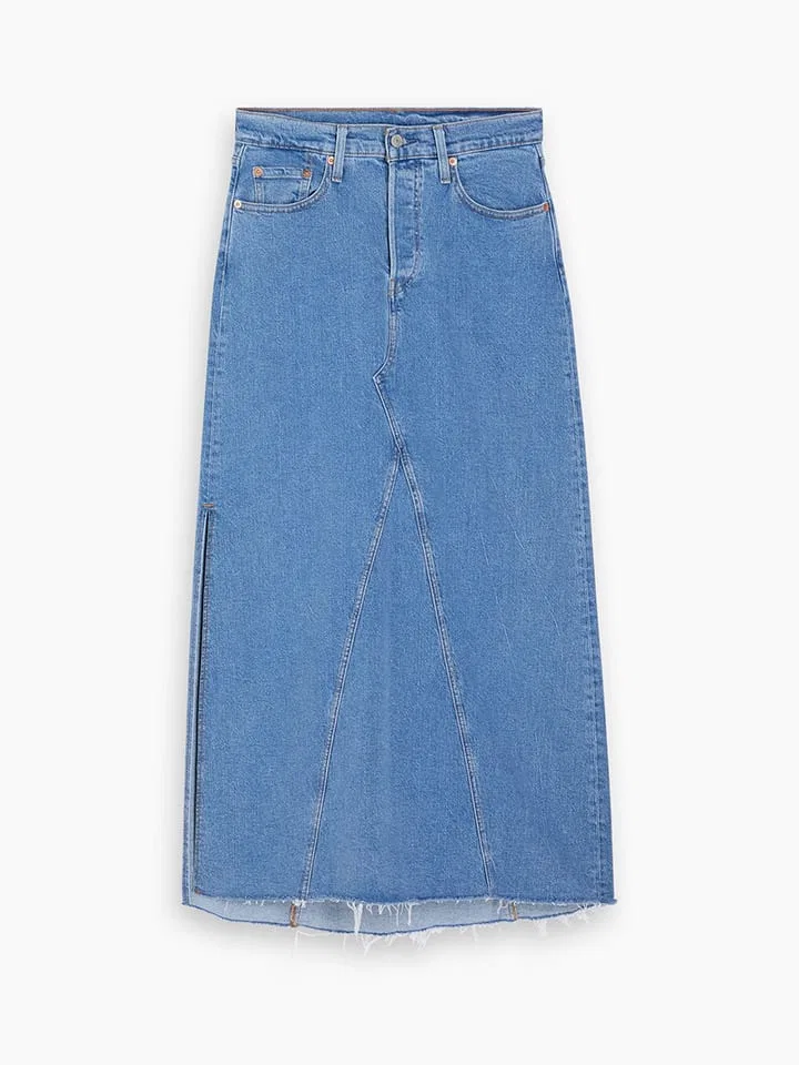 Джинсовая юбка миди Levi's, Blue — фото 4