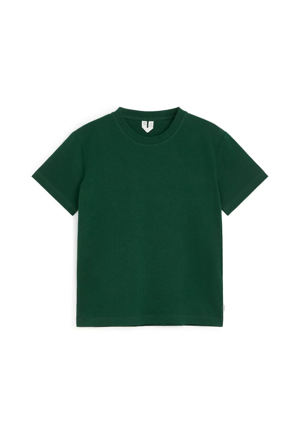 Комплект из 3 футболок с круглым вырезом, унисекс - базовая футболка Arket, Blue Off White Khaki Green — фото 4