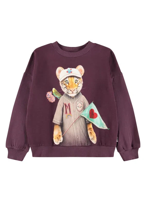 Свитшот с принтом Maxi Molo, Sporty Tiger — фото 2