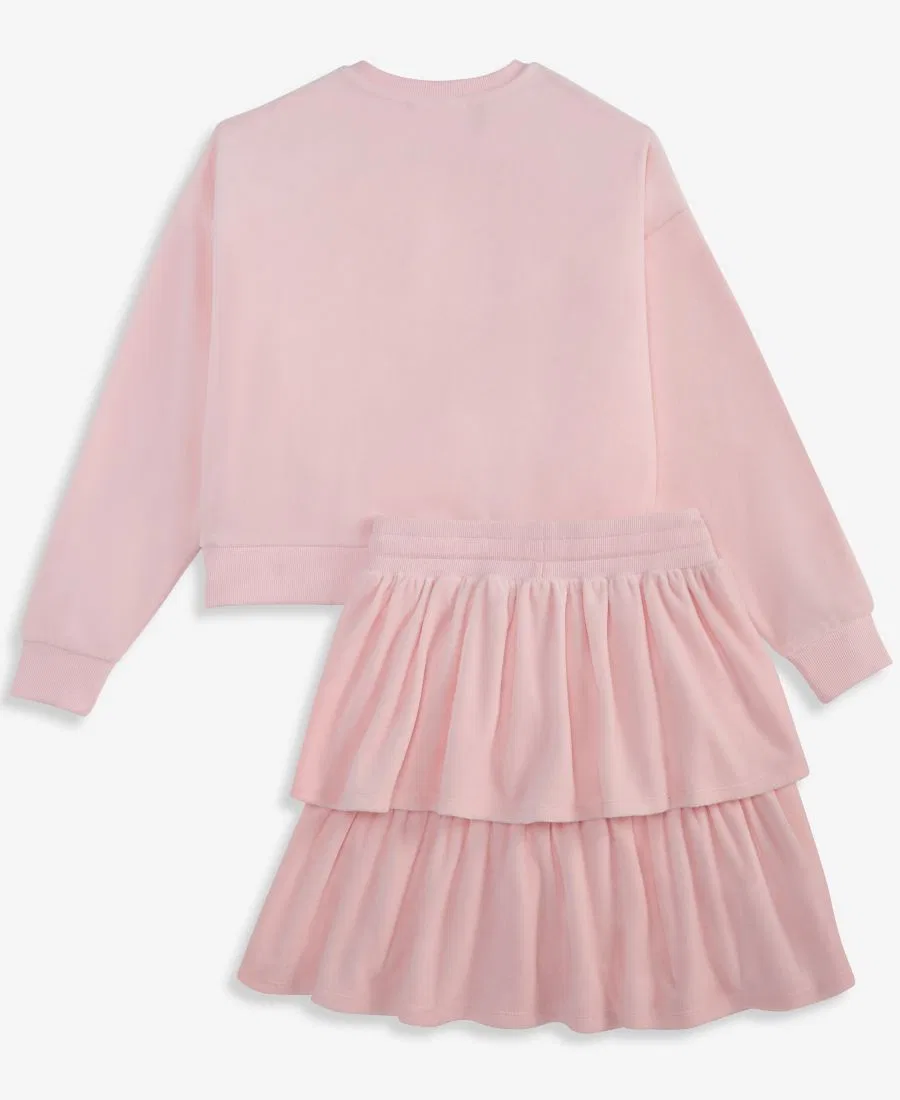 Комплект из свитшота и юбки с принтом звезды Epic Threads, Pink Polish — фото 2