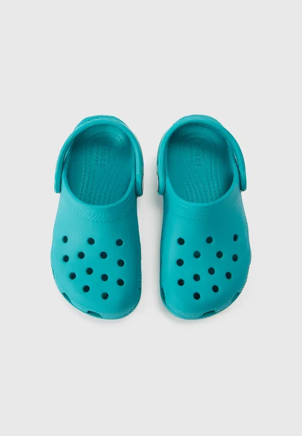 Детские мюли Crocs, бирюзовый — фото 4