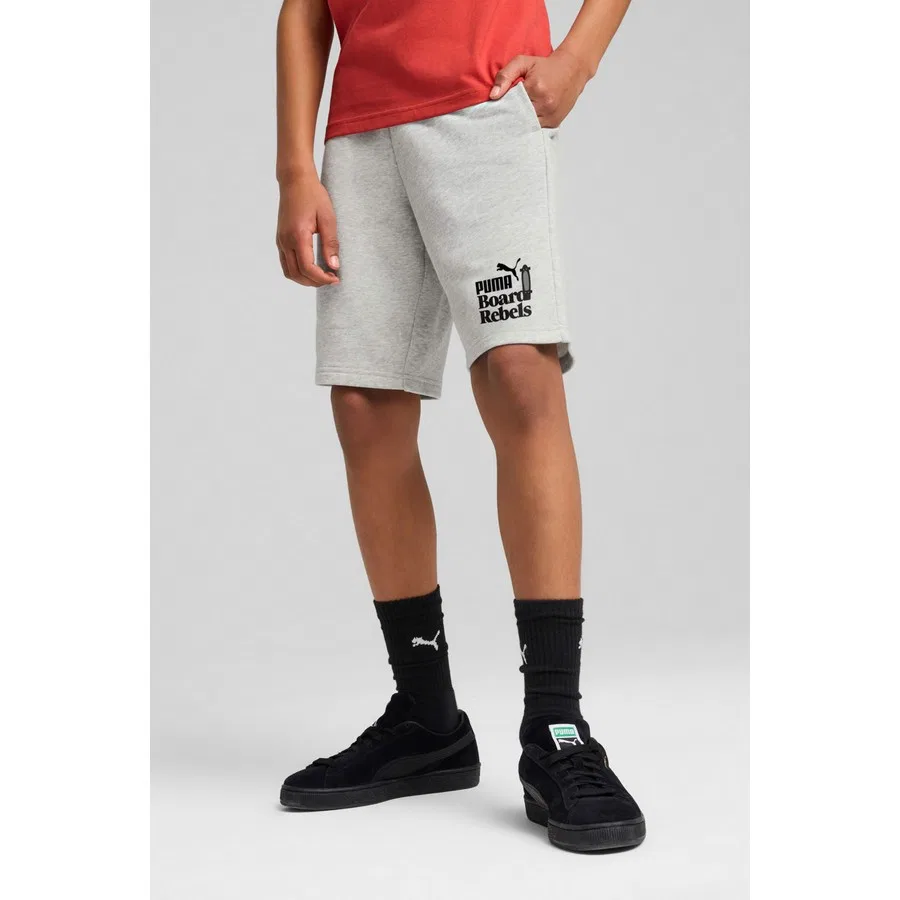 Шорты с принтом MID90S Long Shorts Puma, Серый