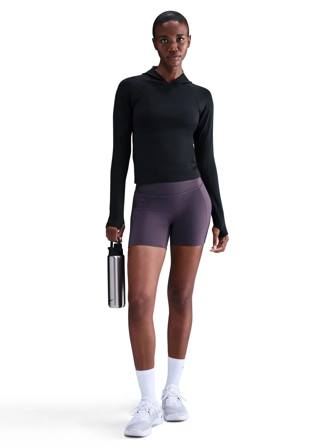 Топ с капюшоном Nike Universa Dri-FIT, черный