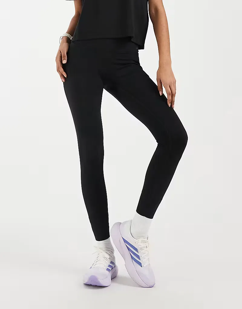 Леггинсы Adidas Training Optime полной длины, черный — фото 3