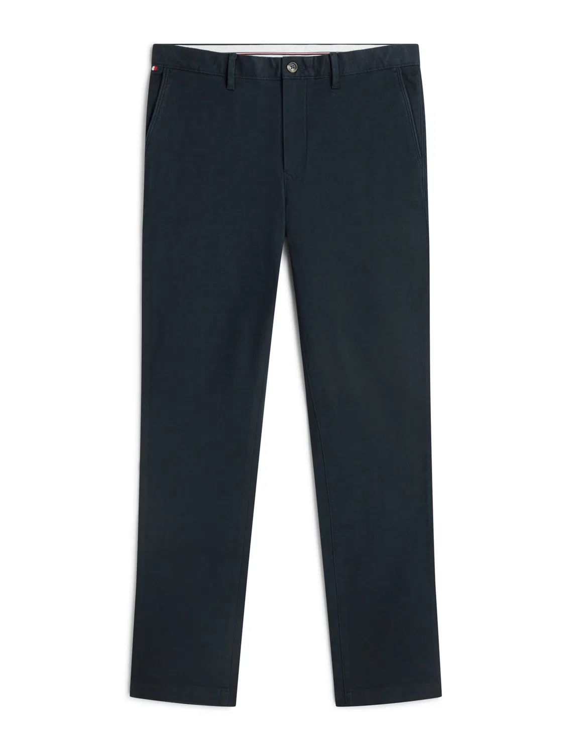Брюки-чиносы Tommy Hilfiger Regular Denton Straight Textured темно-синего цвета