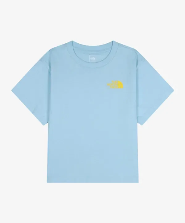 Футболка с коротким рукавом Go To, The North Face Kids, голубой