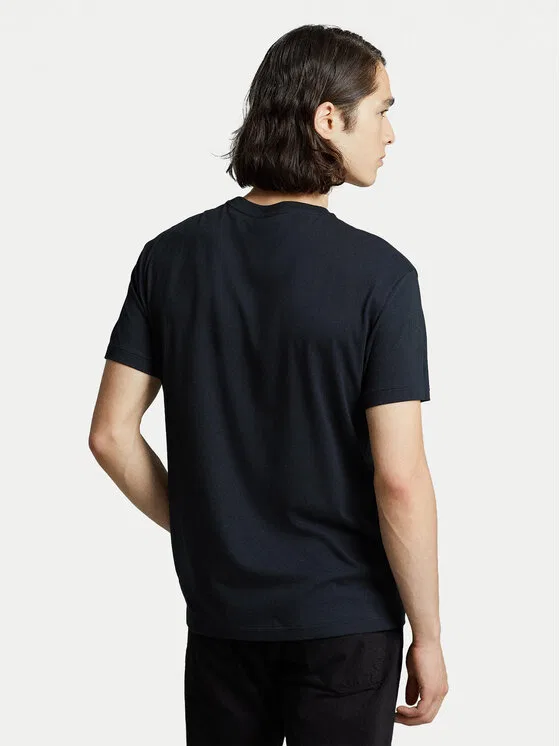 Футболка custom slim fit Bsr Polo Ralph Lauren, черный — фото 4