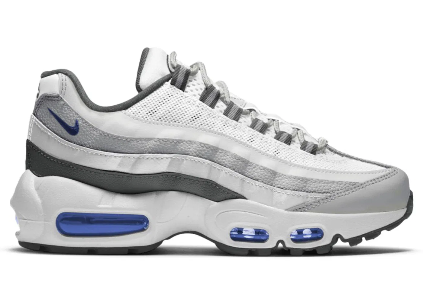 Детские кроссовки Lifestyle Nike Air Max 95 Recraft, White/Iron Grey/Grey Fog/Game Royal