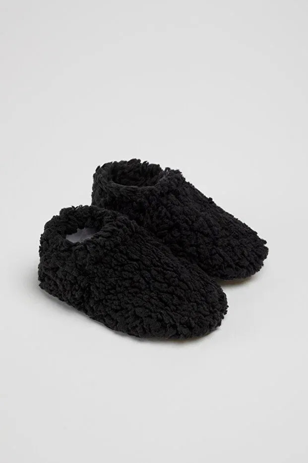 Детские пинетки-тапочки с органическим хлопком Babyzilla, Black