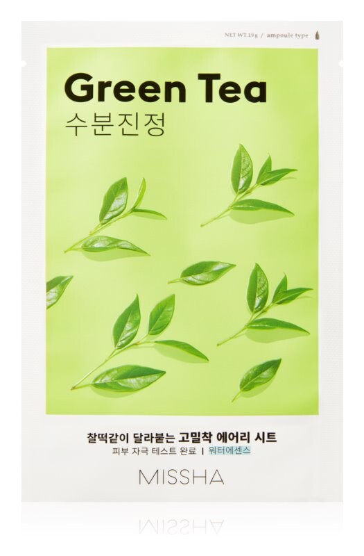 

Увлажняющая тканевая маска Missha Airy Fit Green Tea