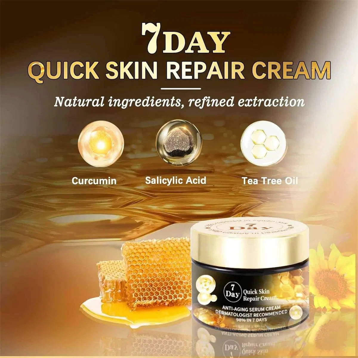 Крем для лица 7 Day Quick Skin Repair, Rietoiu, 3 шт., 50 г — фото 2