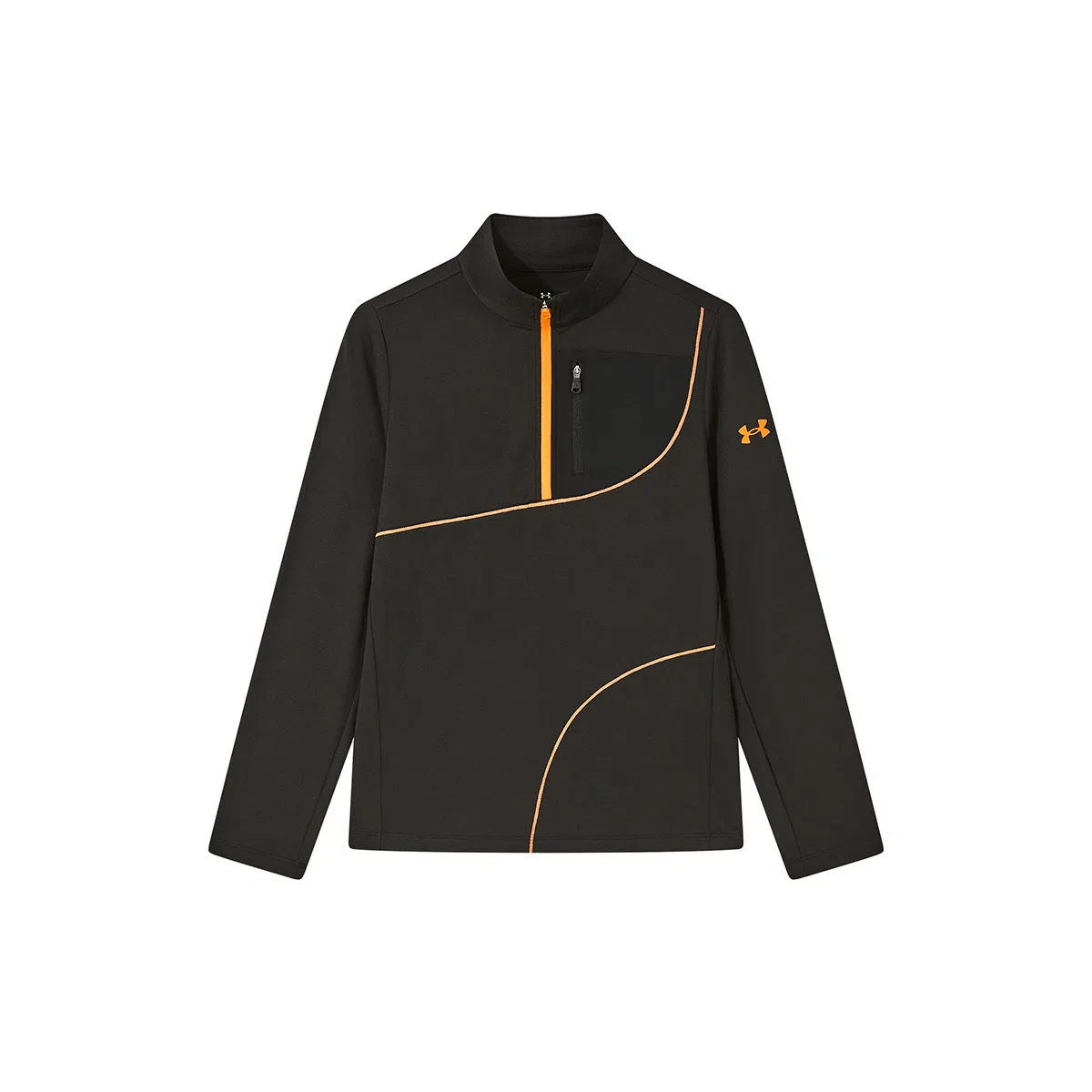 Детская футболка с умеренной растяжимостью Under Armour, Black