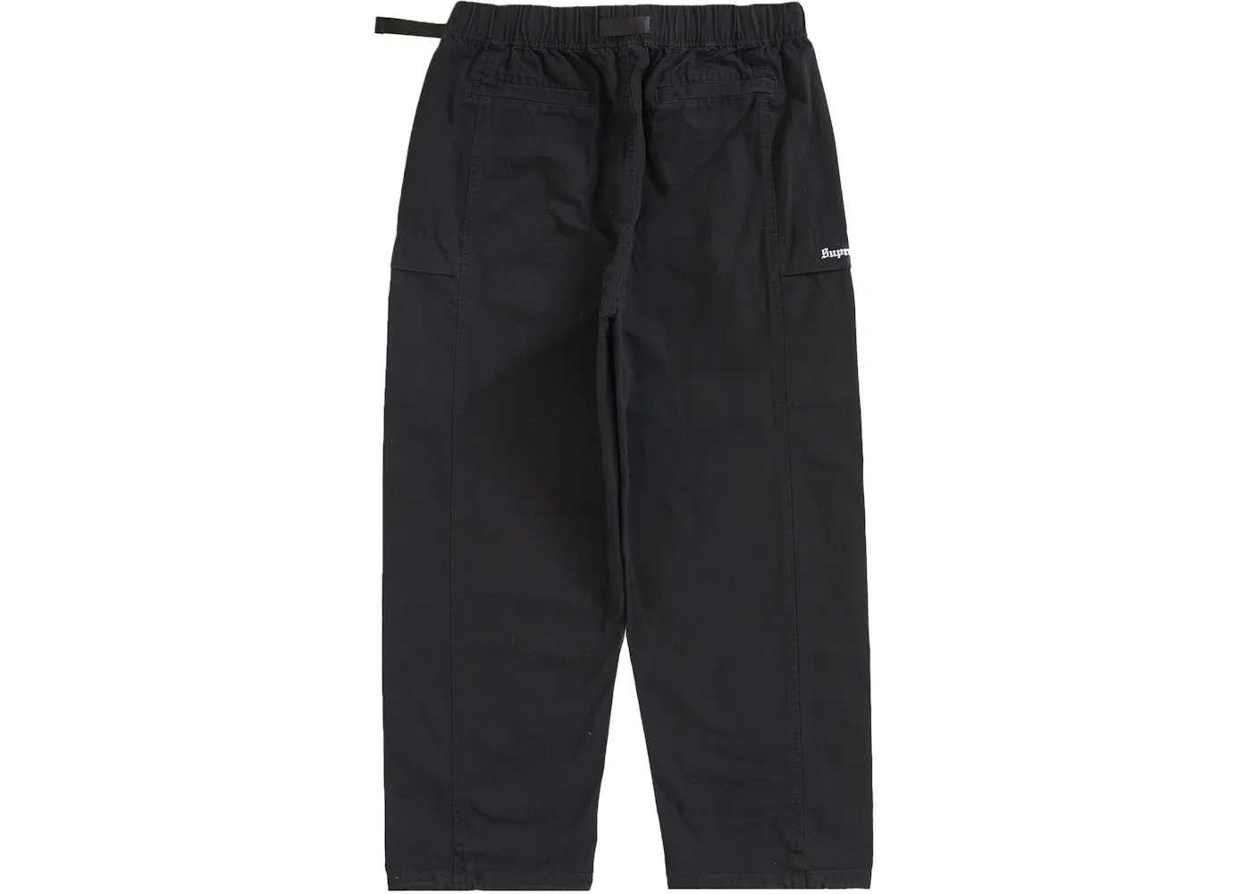 Мужские штаны с поясом Supreme Belted Trail Pant (SS23), Black — фото 2