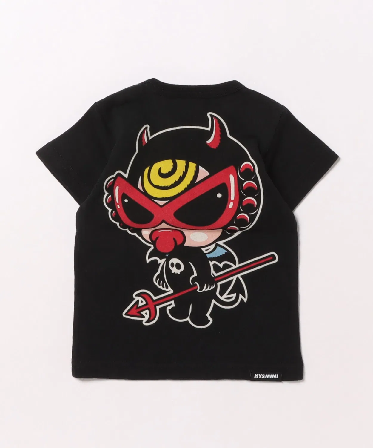 Детская футболка с коротким рукавом LOOPLUS DEVILKIN HYSTERIC MINI, Red — фото 2