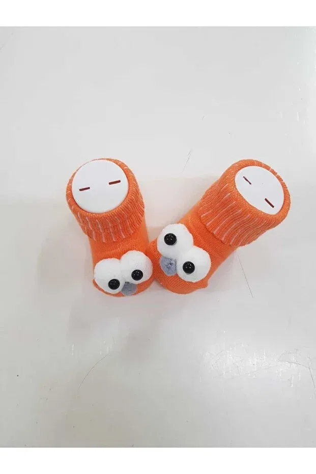 Детские носки с принтом Confused eyes accessory baby socks Baby By Bumbo, Orange