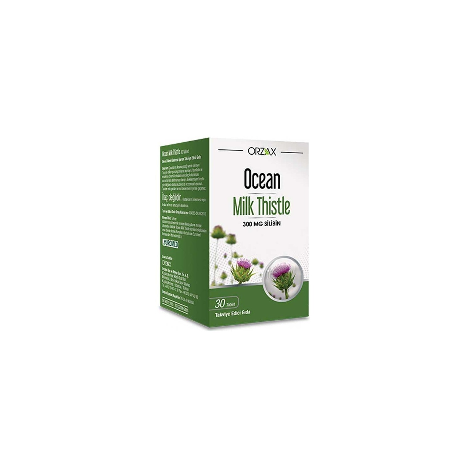 

Добавка Orzax Ocean Milk Thistle Supplementary Food, 30 таблеток