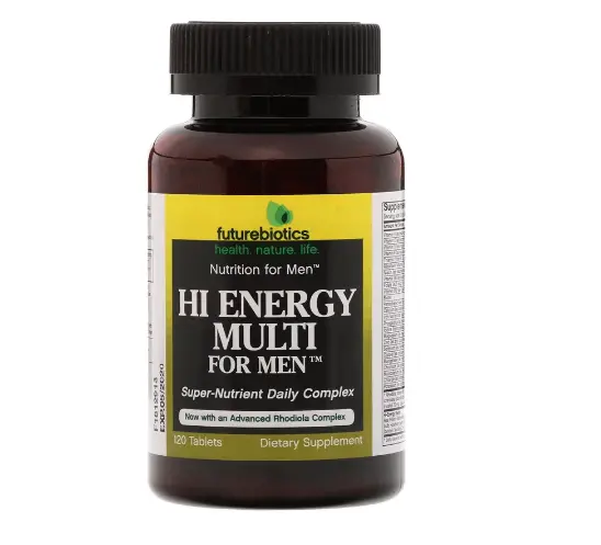 

Hi Energy Multi для мужчин 120 таблеток FutureBiotics